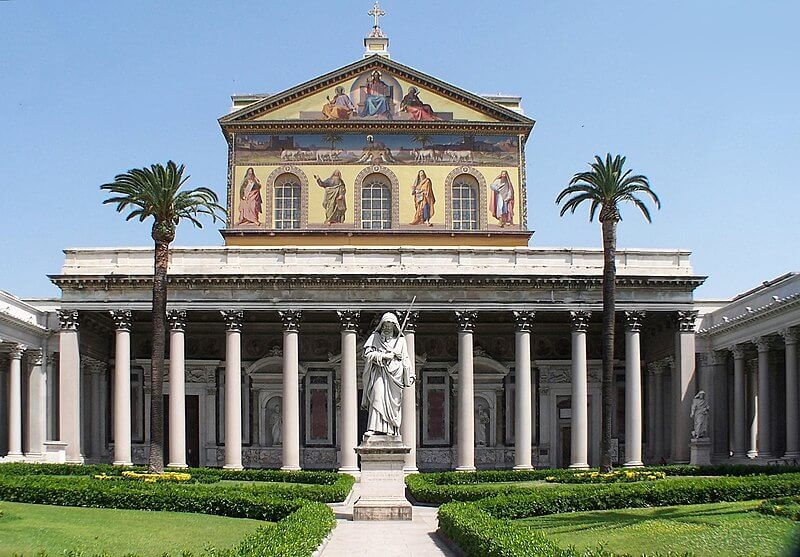 San Paolo fuori le mura - Berthold Werner, Public domain, via Wikimedia Commons San Paolo fuori le Mura