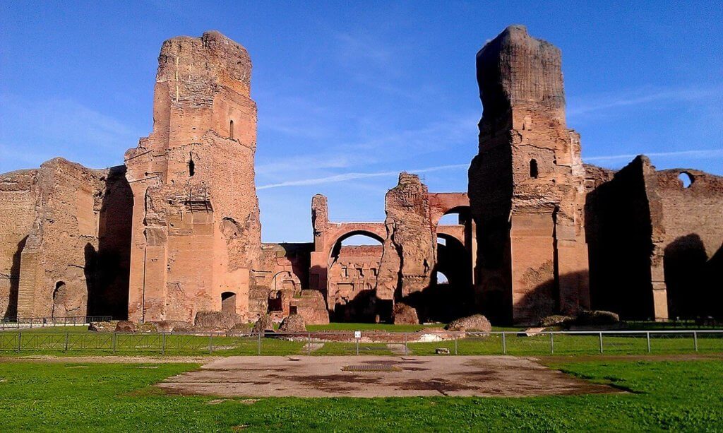 Caracalla Thermen - User:Ethan Doyle White, CC BY-SA 4.0, via Wikimedia Commons Caracalla Thermen