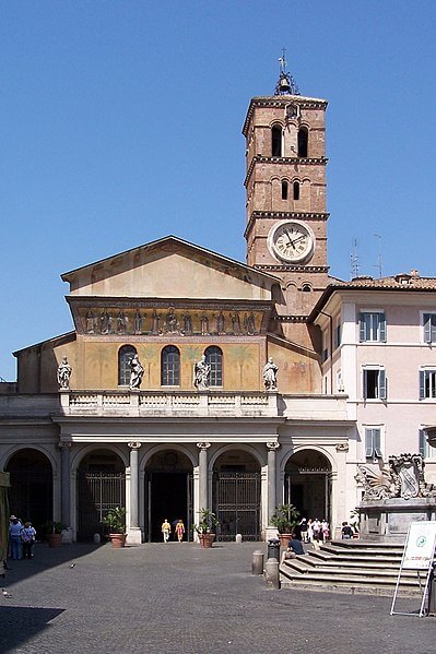 Berthold Werner, CC BY-SA 3.0 <http://creativecommons.org/licenses/by-sa/3.0/>, via Wikimedia Commons Santa Maria in Trastevere